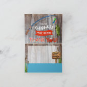 Vielen Dank an den Outdoorsman Dankeskarte (Innenseite)