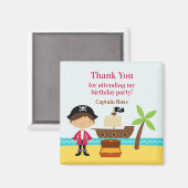 Vielen Dank an den Piraten Captain Magnet (Vorderseite/Rückseite)