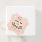 Vielen Dank an den Polterabend von Latte Coffee Geschenkanhänger (Beispiel)