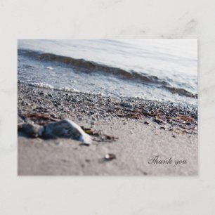 Vielen Dank an den Strand Postkarte