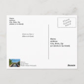 Vielen Dank an den Strand Postkarte (Rückseite)