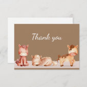 Vielen Dank an die Aquarellpferde Dankeskarte (Vorne/Hinten)