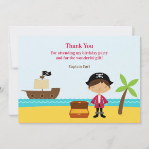 Vielen Dank an die Captain Card Dankeskarte