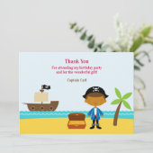 Vielen Dank an die Captain Card Dankeskarte (Stehend Vorderseite)