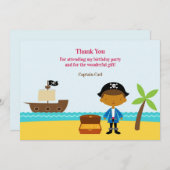 Vielen Dank an die Captain Card Dankeskarte (Vorne/Hinten)