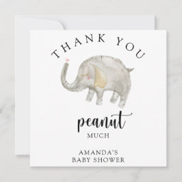 Vielen Dank an die Erdnuss Dankeskarte