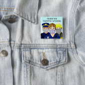 Vielen Dank an die essenziellen Mitarbeiter Button (Beispiel)