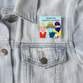 Vielen Dank an die essenziellen Mitarbeiter Button (Beispiel)