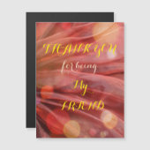 Vielen Dank an die Freunde Magnetkarte (Vorne/Hinten)