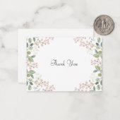 Vielen Dank an die Grüne Linke Mitteilungskarte (Vorderseite/Rückseite Beispiel)