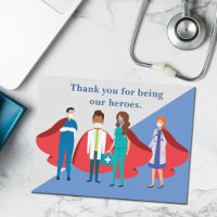 Vielen Dank an die Mitarbeiter des Gesundheitswese