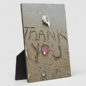 Vielen Dank an die Sandstrände Muscheln & Strand Fotoplatte (Seite)