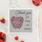 Vielen Dank an die Schule für das Klassenzimmer zu Serviette (Beispiel)