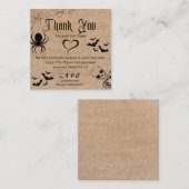 vielen Dank an die sozialen Medien in der Wirtscha Begleitkarte (Vorne/Hinten)