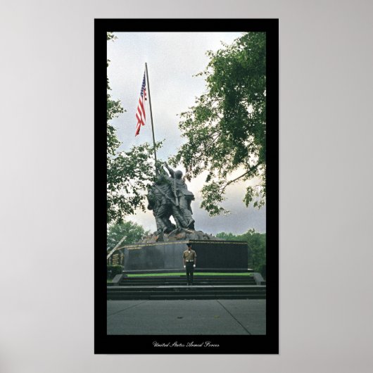 Vielen Dank an die US-Streitkräfte Poster (Vorne)