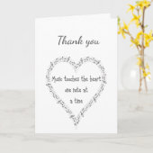 Vielen Dank an die vielen Touchs im Herzen Karte (Gelbe Blume)