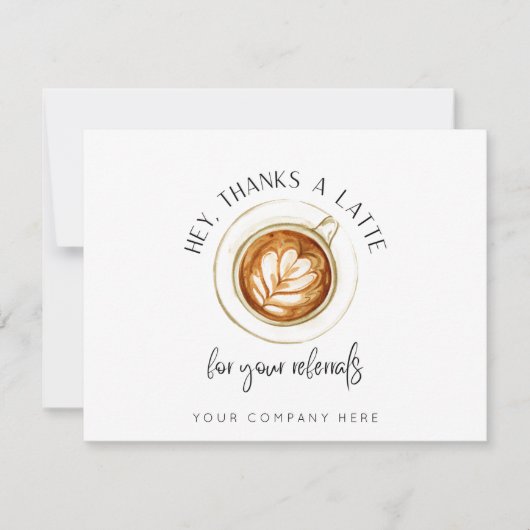 Vielen Dank an ein Latte für Referenzen Real Anwes (Vorderseite)