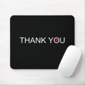 Vielen Dank an ein rotes Herz Mousepad (Mit Mouse)