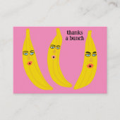 VIELEN DANK AN EINE BUNCH Funny Bananas ORGANE DAN Visitenkarte (Vorderseite)