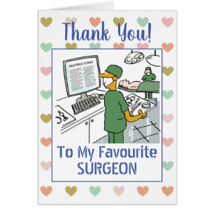 Vielen Dank an einen asiatischen Chirurgen