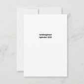 Vielen Dank an einen großen CoWorker Karte (Rückseite)