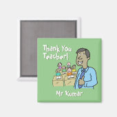 Vielen Dank an einen männlichen Lehrer Magnet (Vorderseite/Rückseite)
