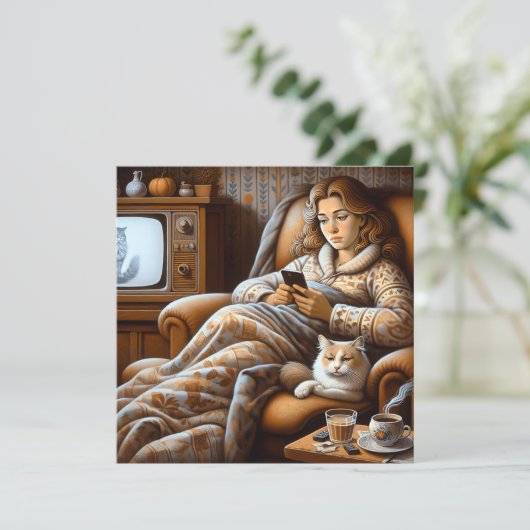 Vielen Dank an einen Online-Freund | Chronisch Ill Karte (Stehend Vorderseite)