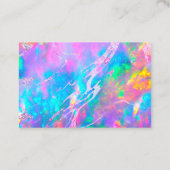 Vielen Dank an Feueropal-Hintergrundekarte Visitenkarte (Rückseite)