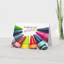 Vielen Dank an Freunde auf Weiß Dankeskarte