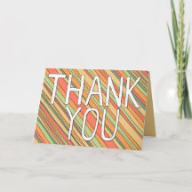 Vielen Dank an Funky Stripes notecard