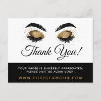 Vielen Dank an Glamour Gold Eye Lashes Makeup Coup