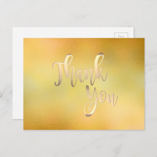 Vielen Dank an Glass Glitzer Clean Postkarte (Vorne/Hinten)