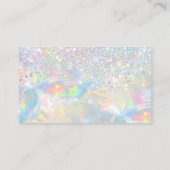 Vielen Dank an Glitzer Opal Discount Card Visitenkarte (Rückseite)