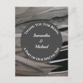 Vielen Dank an Gray Feather Vielen Dank für Ihre H Postkarte
