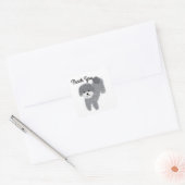 Vielen Dank an Gray Poodle #2 Stickers (Umschlag)