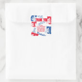 VIELEN DANK AN IHNEN: ÄRZTE, KRANKHEITEN UND ERSTE QUADRATISCHER AUFKLEBER (Tasche)