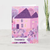 VIELEN DANK AN IHNEN Zuhause Garden Wasserfarbe Ni Karte (Vorderseite)