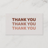 Vielen Dank an kleine Unternehmen Moderne Blush Pa Rabattkarte (Vorderseite)