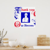 VIELEN DANK AN KRANKENHÄUSER, ÄRZTE, ERSTE ANTWORT POSTER (Küche)