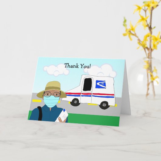 Vielen Dank an Mail Men oder Mail Ladys Karte (Gelbe Blume)