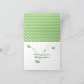 Vielen Dank an Polka Dots Dankeskarte (Innenseite)