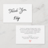 Vielen Dank an Real Anwesen Agent Broker Client Visitenkarte (Vorne/Hinten)