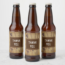 Vielen Dank an Rustic Wedding Guest Brown Woodgrai