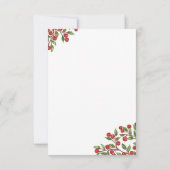 Vielen Dank an Rustikales Eichhörnchen Natur Waldt Dankeskarte (Rückseite)