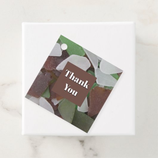 Vielen Dank an Sea Glass Foto Multipurpose Geschenkanhänger (Beispiel)