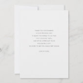 Vielen Dank an Sie! Hochzeit von Gold-Foto Dankeskarte (Rückseite)