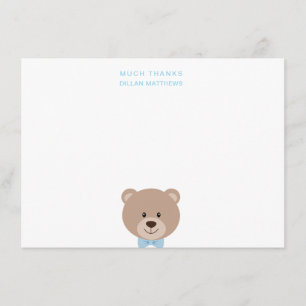 Vielen Dank an Teddy Bear Danke Karte