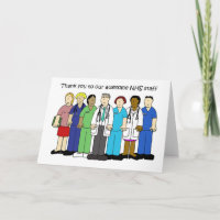 Vielen Dank an unser NHS-Team, Cartoon Group.