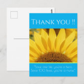 Vielen Dank an unsere Krankenschwestern Postkarte (Vorne/Hinten)