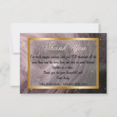 Vielen Dank an unseren Kollegen & Brown Marble, Go Mitteilungskarte (Vorderseite)